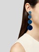 Rebecca de Ravenel Cord Classic 4 Drop Clip-On Earrings