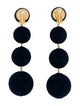 Rebecca de Ravenel Cord Classic 4 Drop Clip-On Earrings