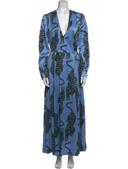 Rebecca de Ravenel Silk Long Dress
