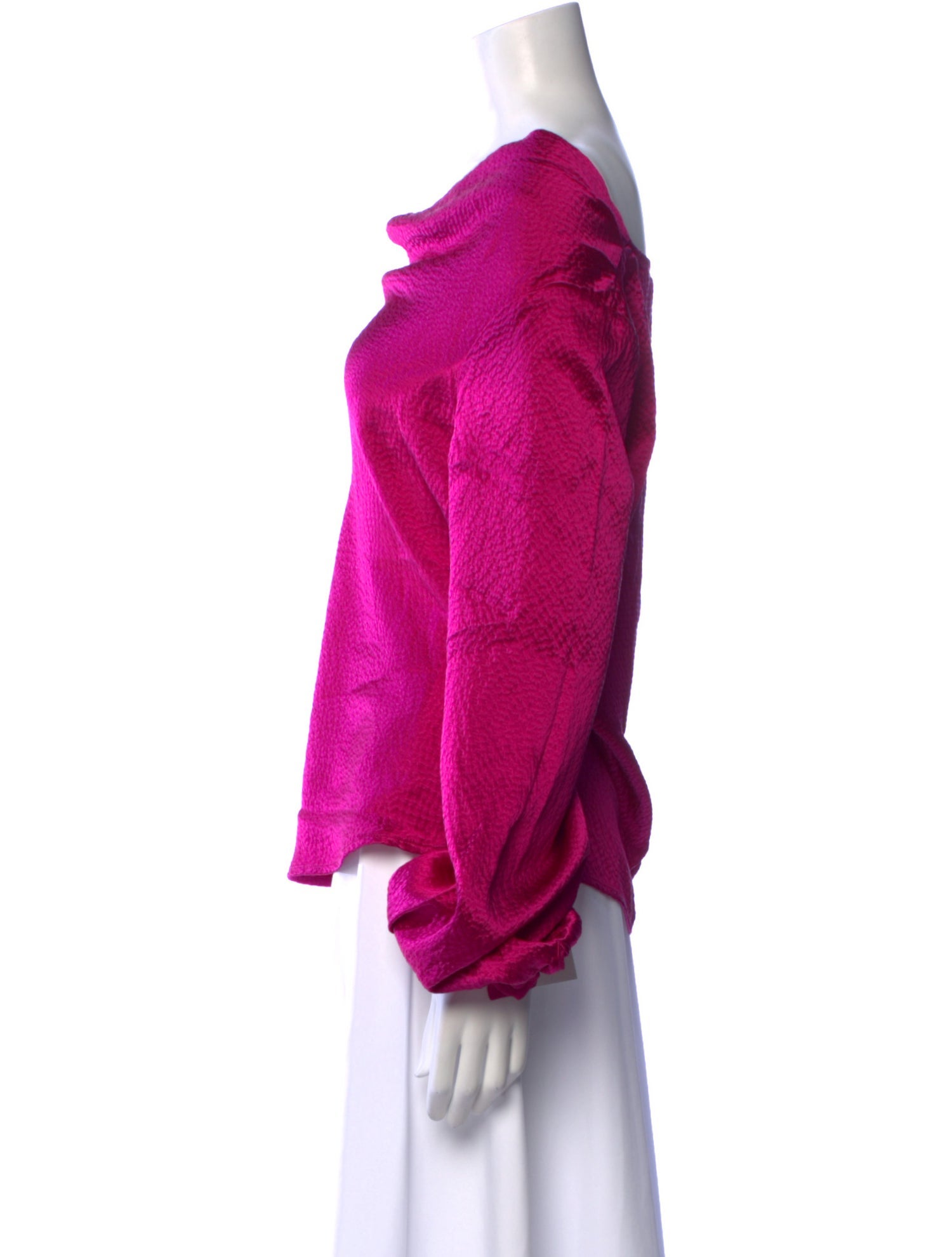 Rebecca de Ravenel Silk Cowl Neck Blouse