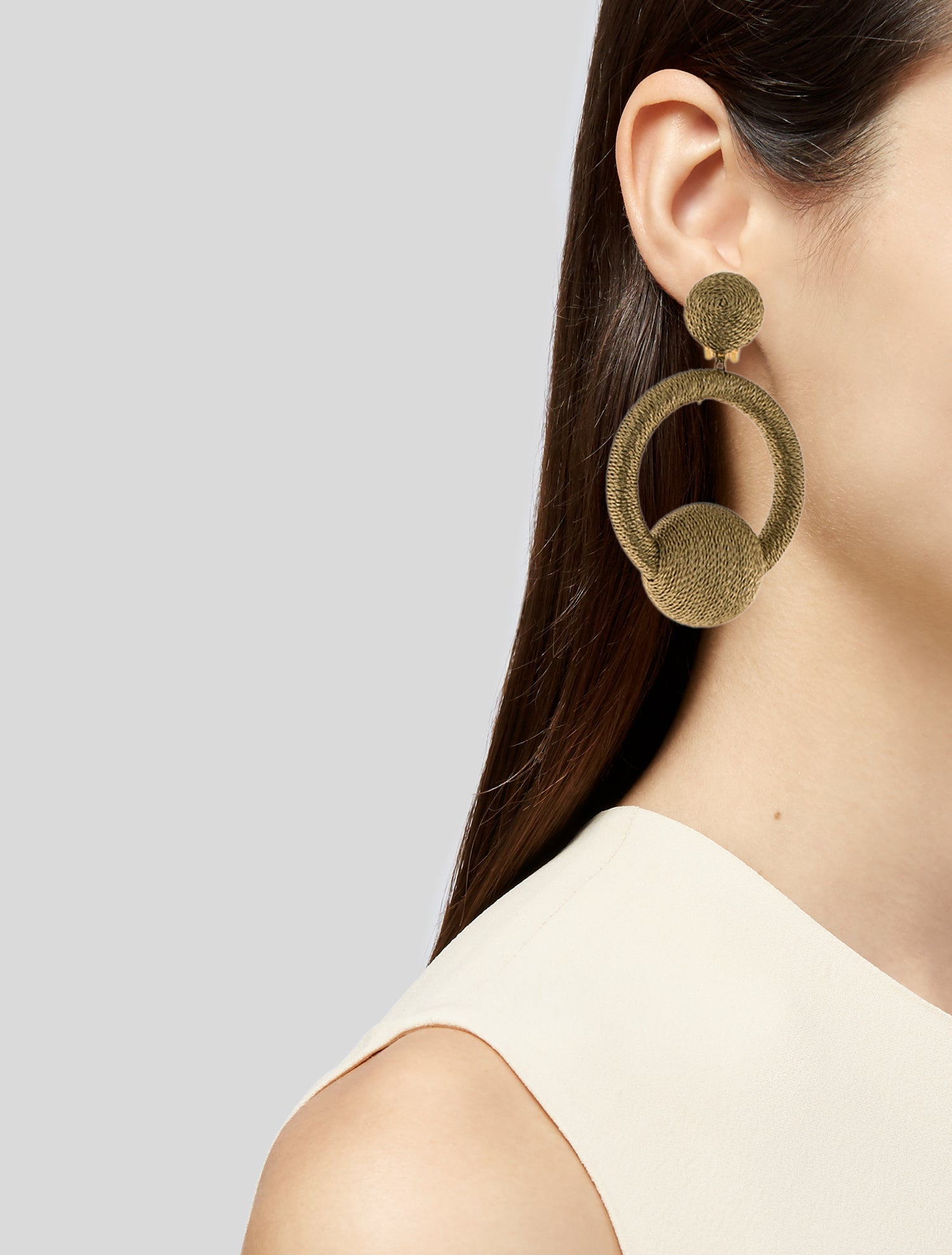 Rebecca de Ravenel Claudia Hoop Drop Earrings