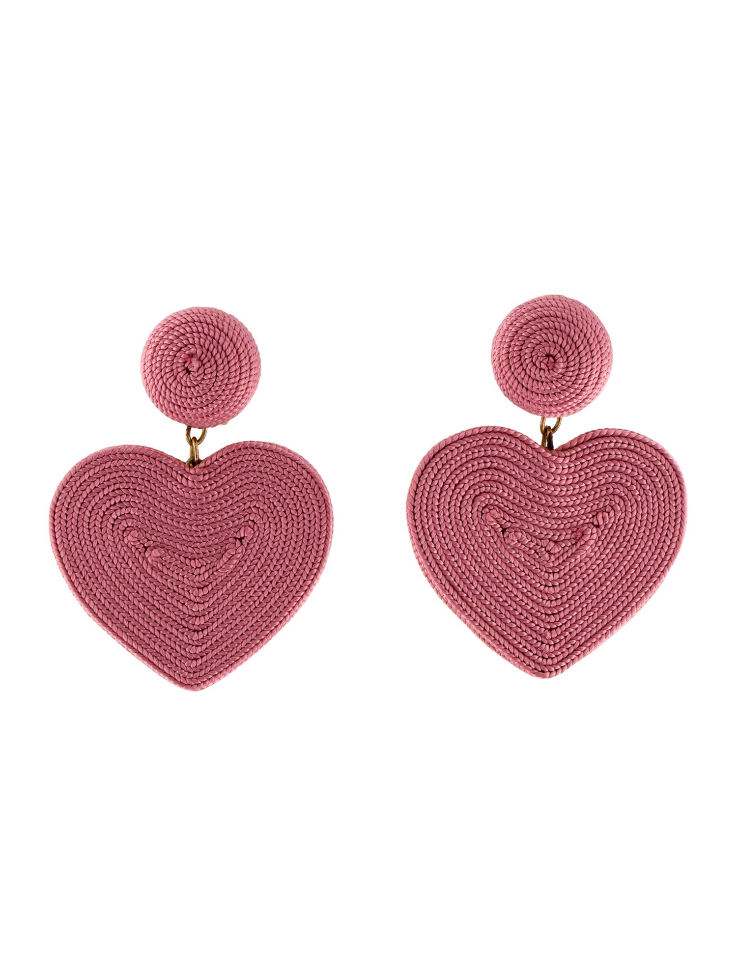 Rebecca de Ravenel Cora Heart Clip-On Drop Earrings