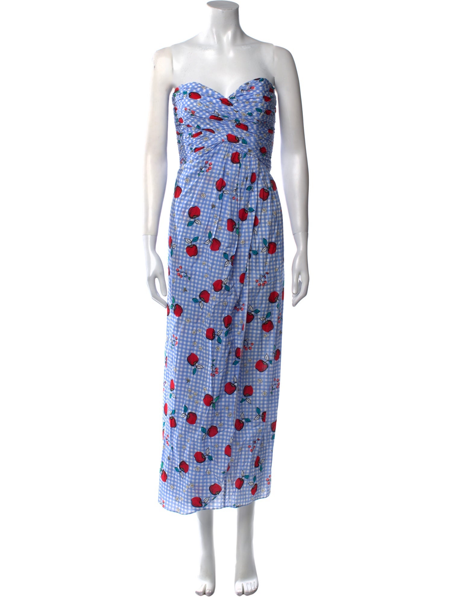 Rebecca de Ravenel Printed Long Dress