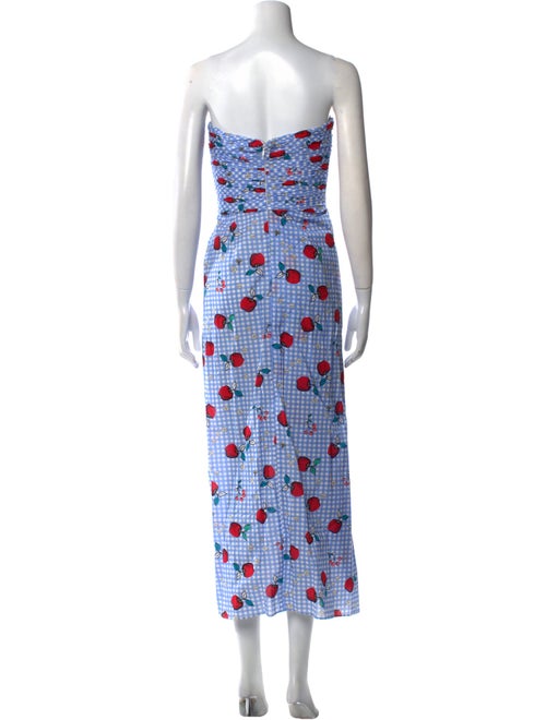 Rebecca de Ravenel Printed Long Dress
