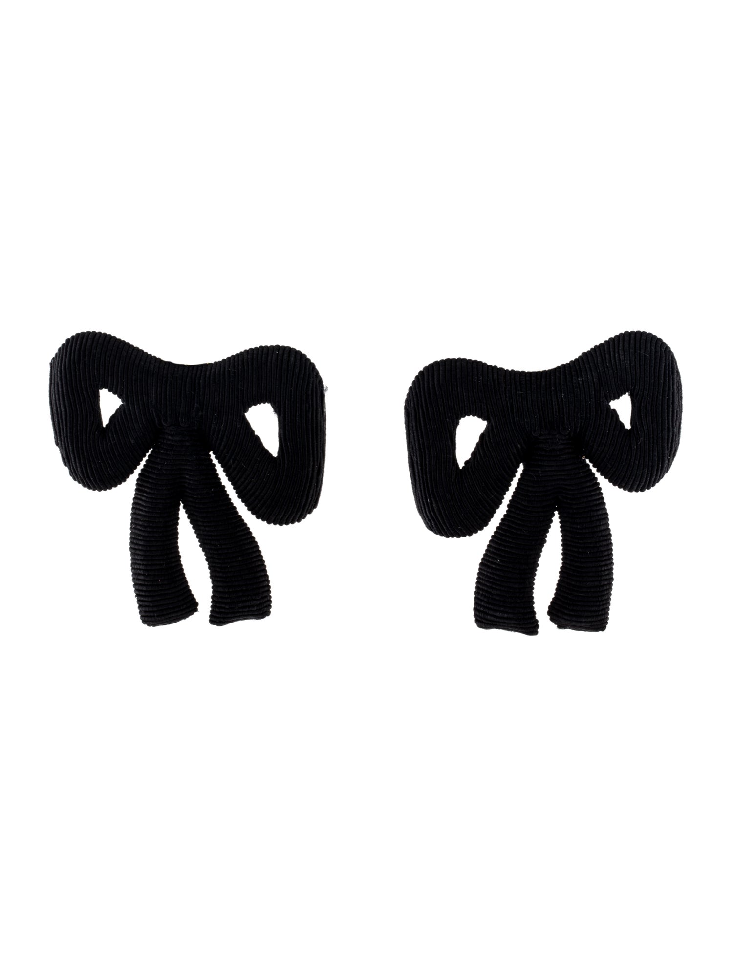 Rebecca de Ravenel Cord 'Tie Me Up' Clip-On Earrings