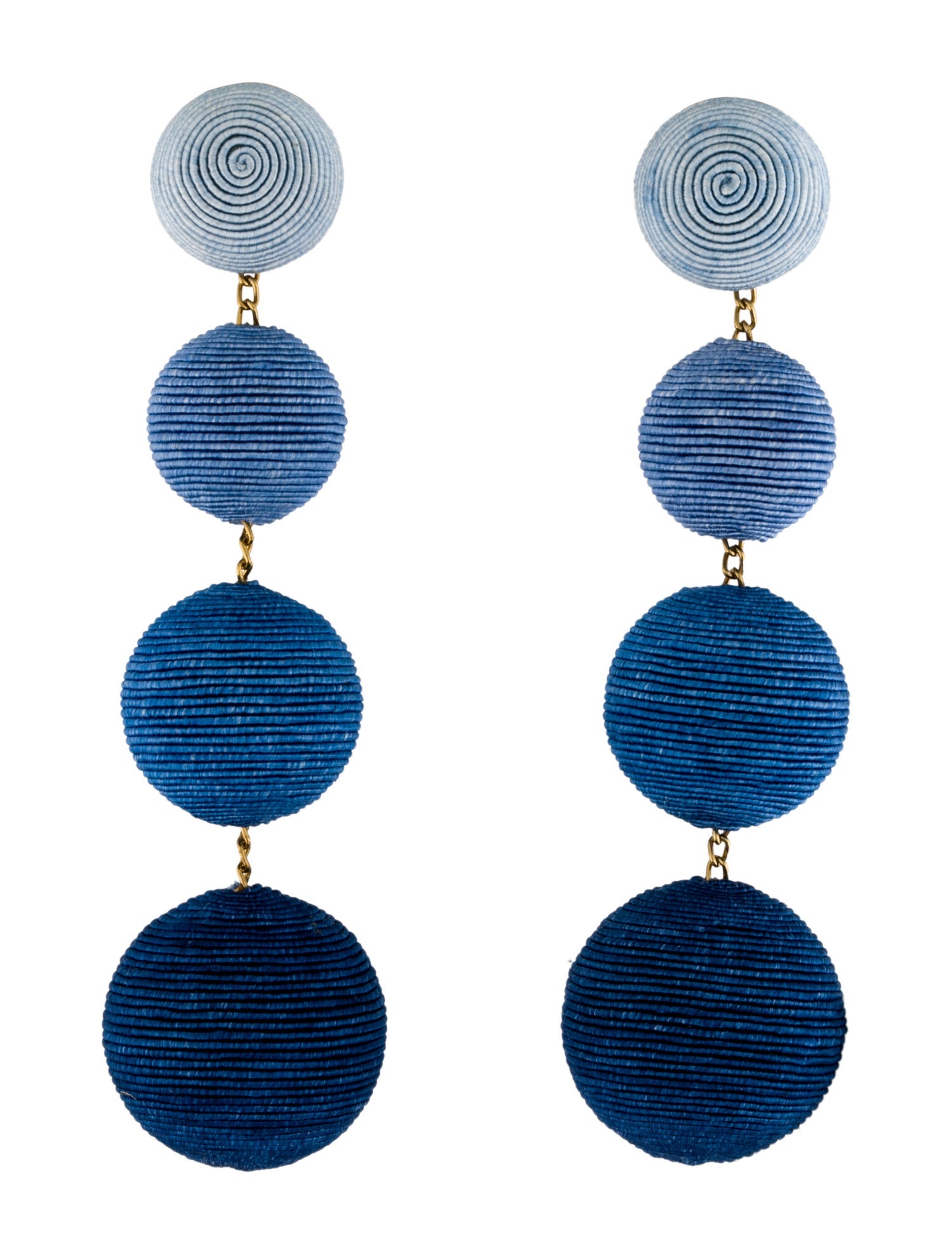 Rebecca de Ravenel Silk Cord Les Bonbons Clip-On Drop Earrings