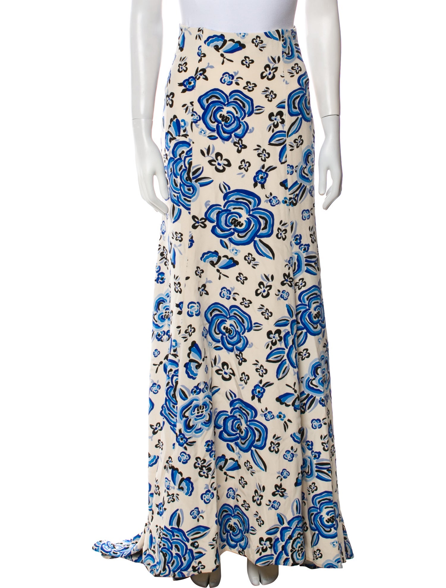 Rebecca de Ravenel Floral Print Long Skirt