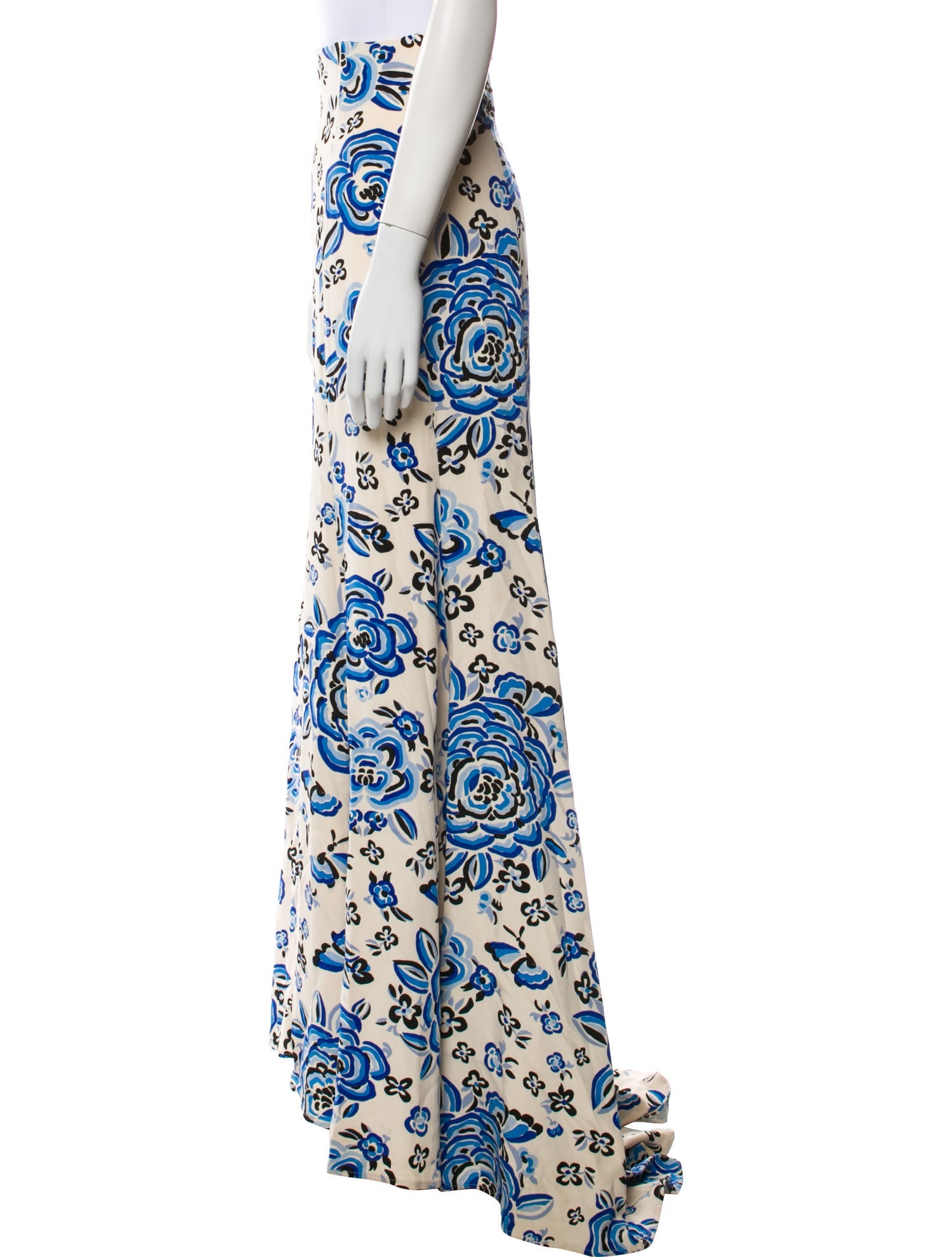 Rebecca de Ravenel Floral Print Long Skirt