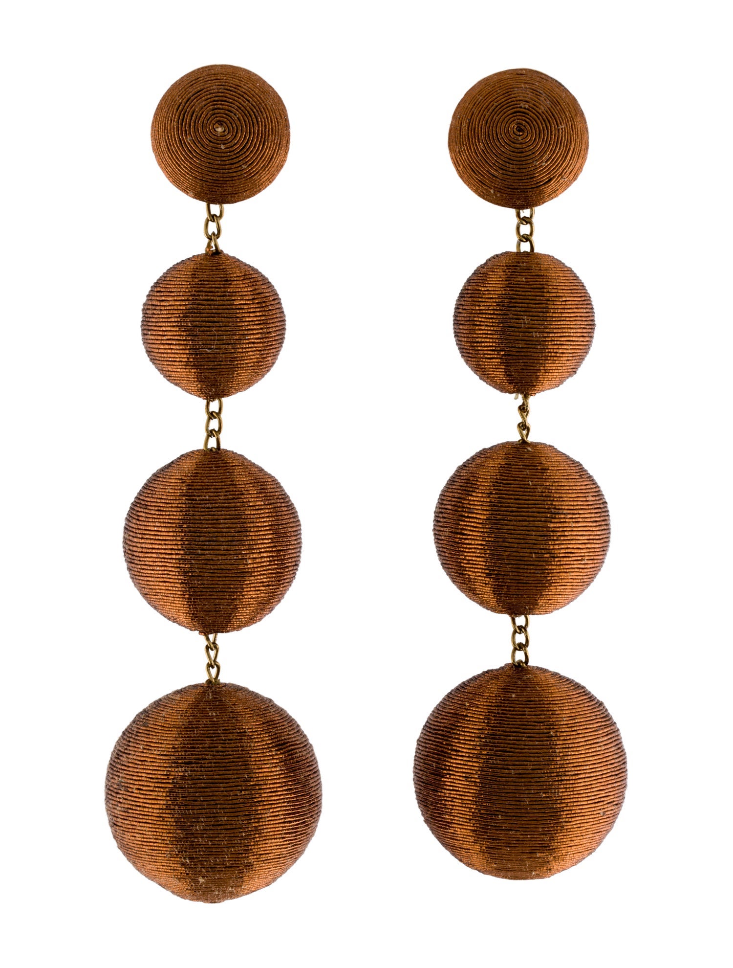 Rebecca de Ravenel Classic 4 Drop Clip-On Earrings