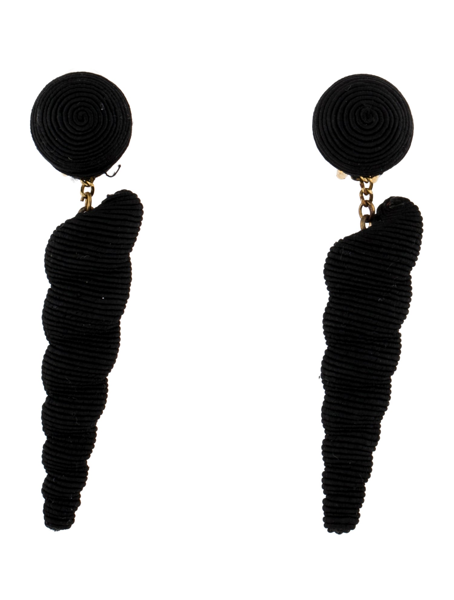 Rebecca de Ravenel Silk Cord Twisty Drop Earrings