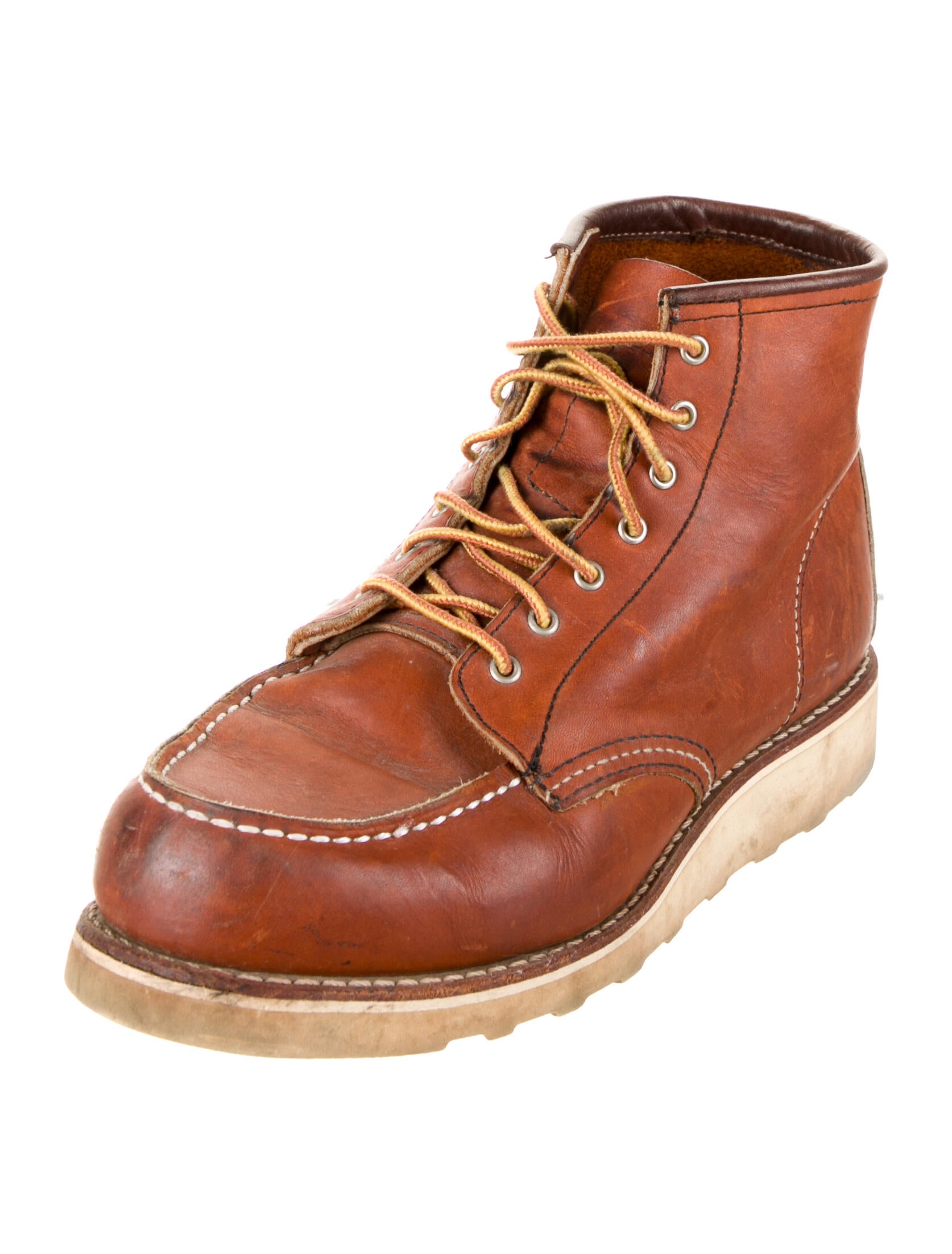 Red Wing Leather Lace-Up Boots