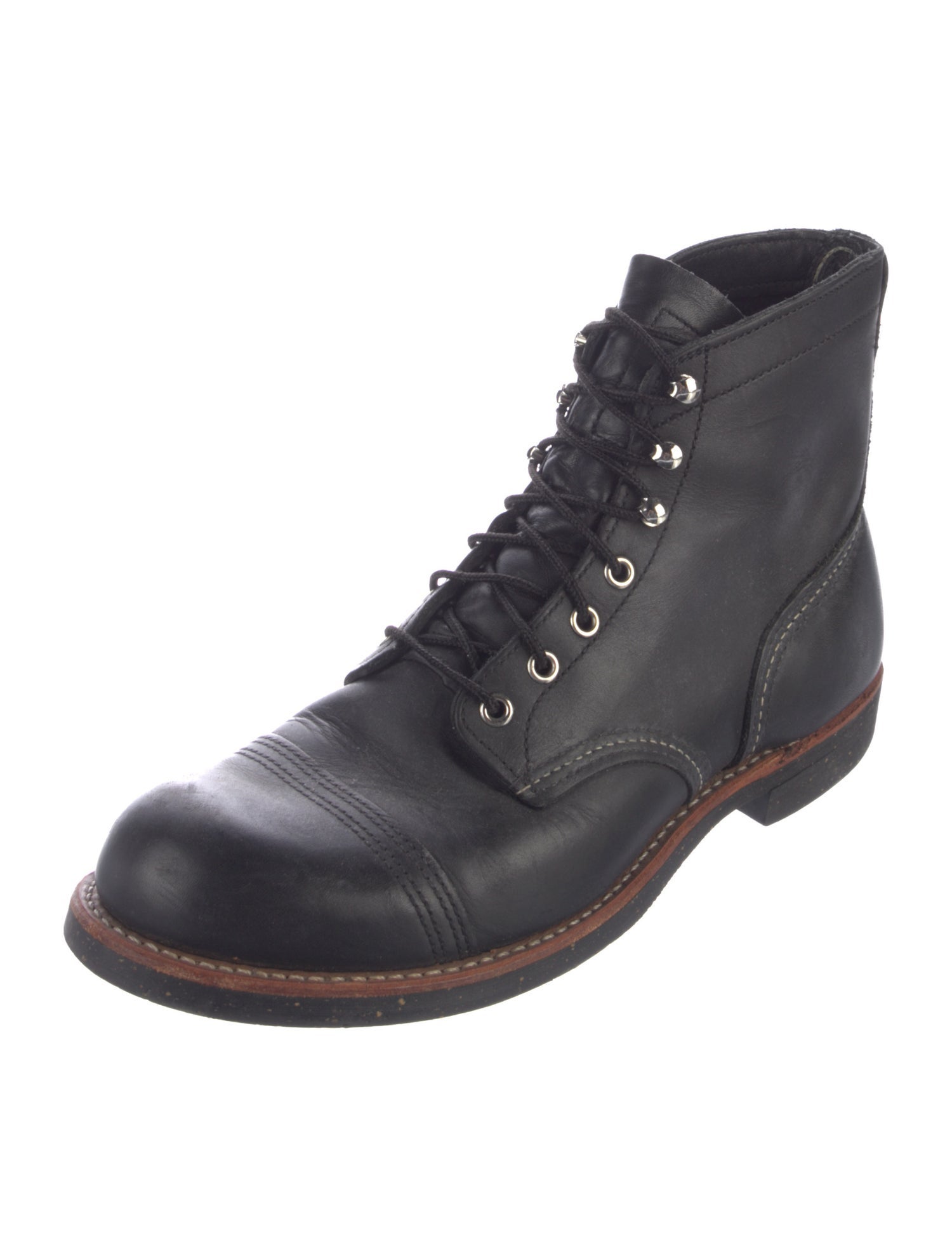 Red Wing Leather Lace-Up Boots