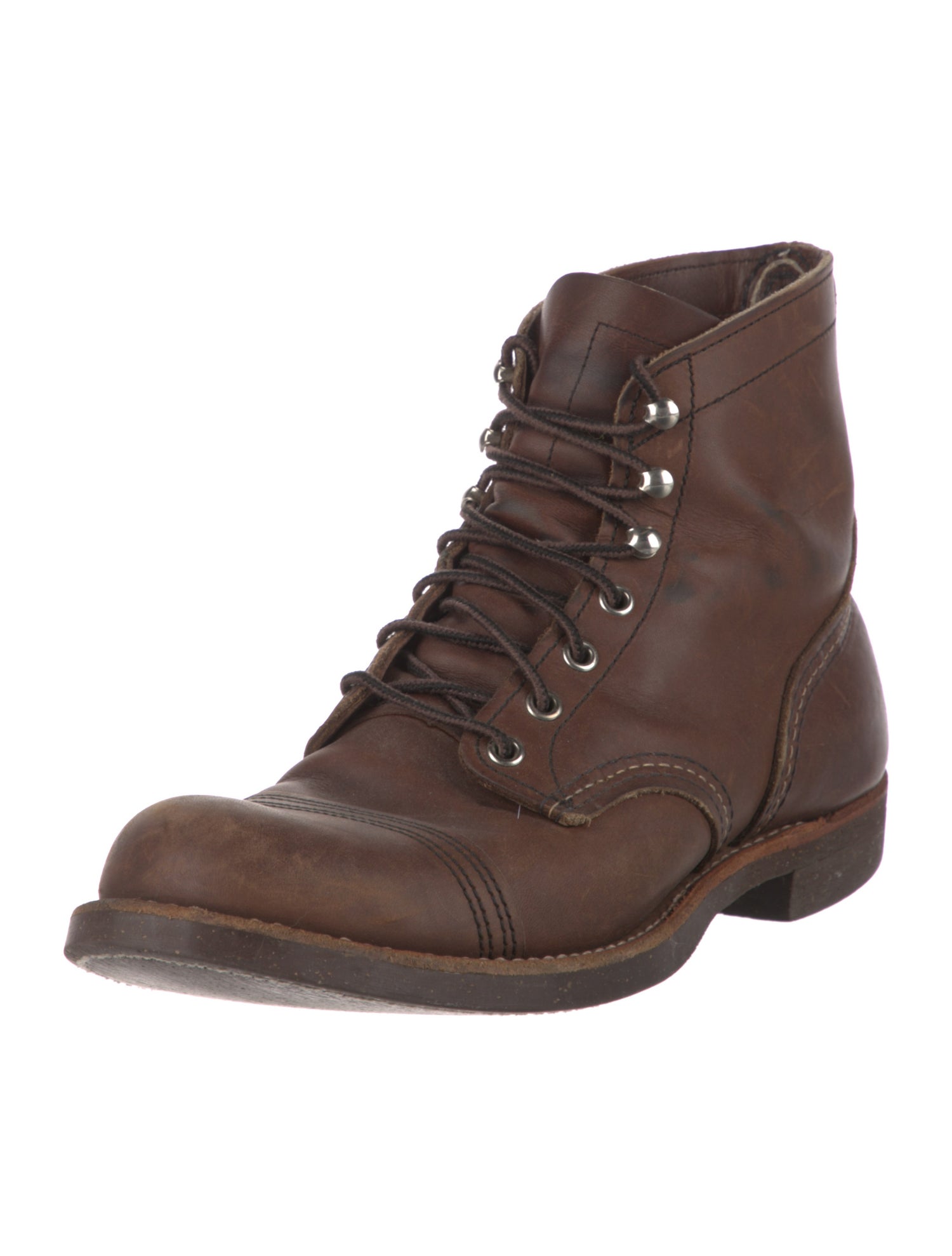 Red Wing Leather Lace-Up Boots