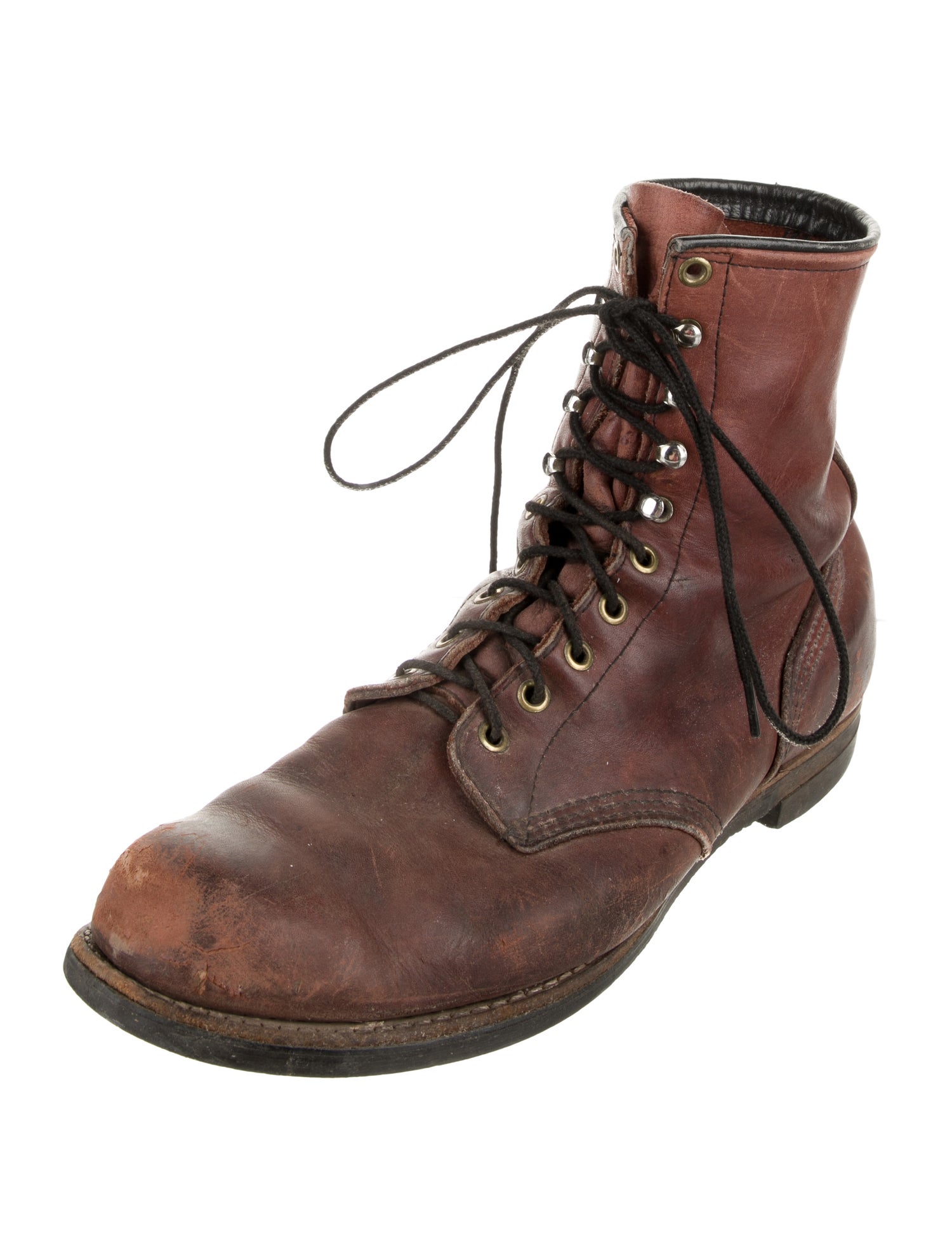 Red Wing Leather Combat Boots