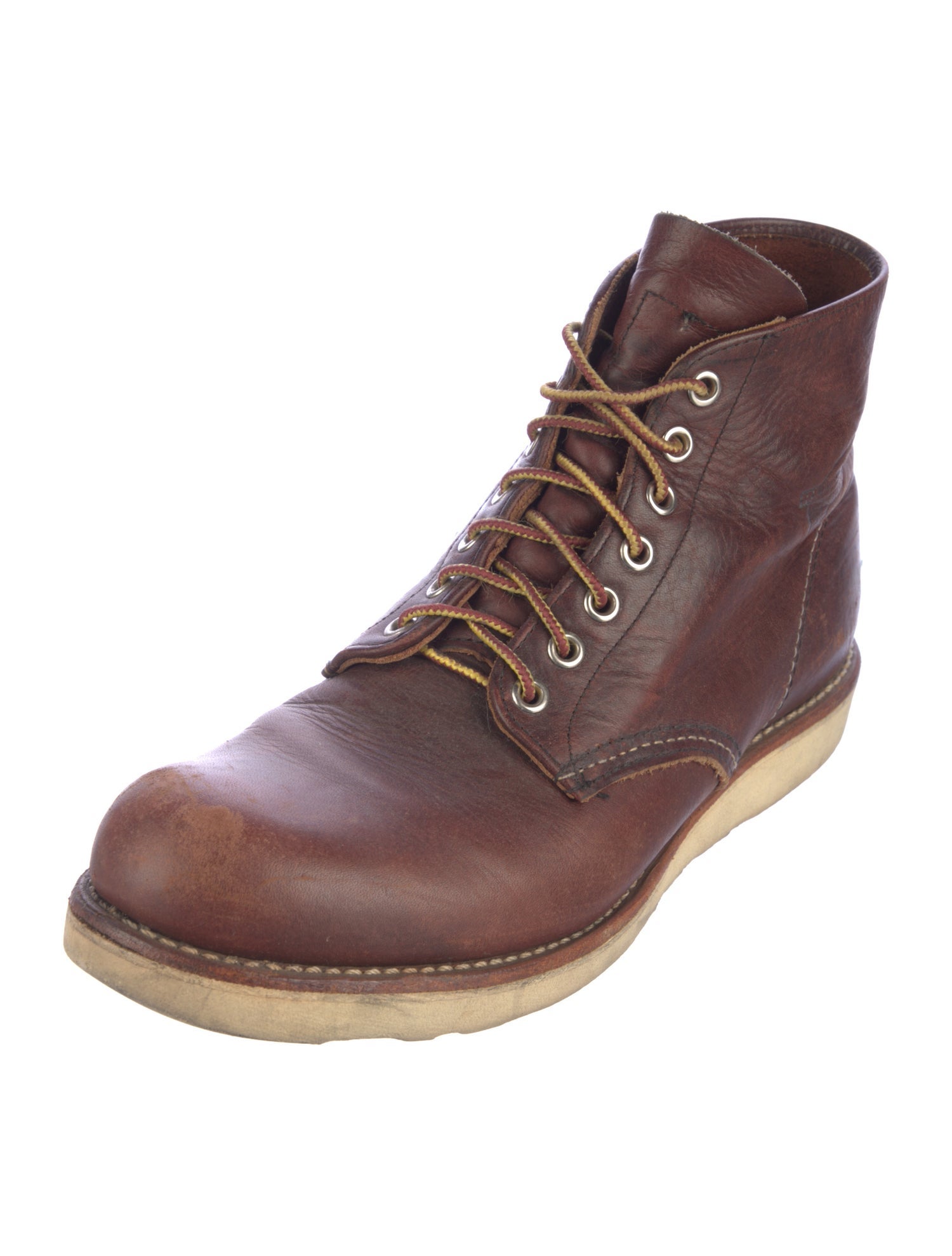 Red Wing Leather Lace-Up Boots