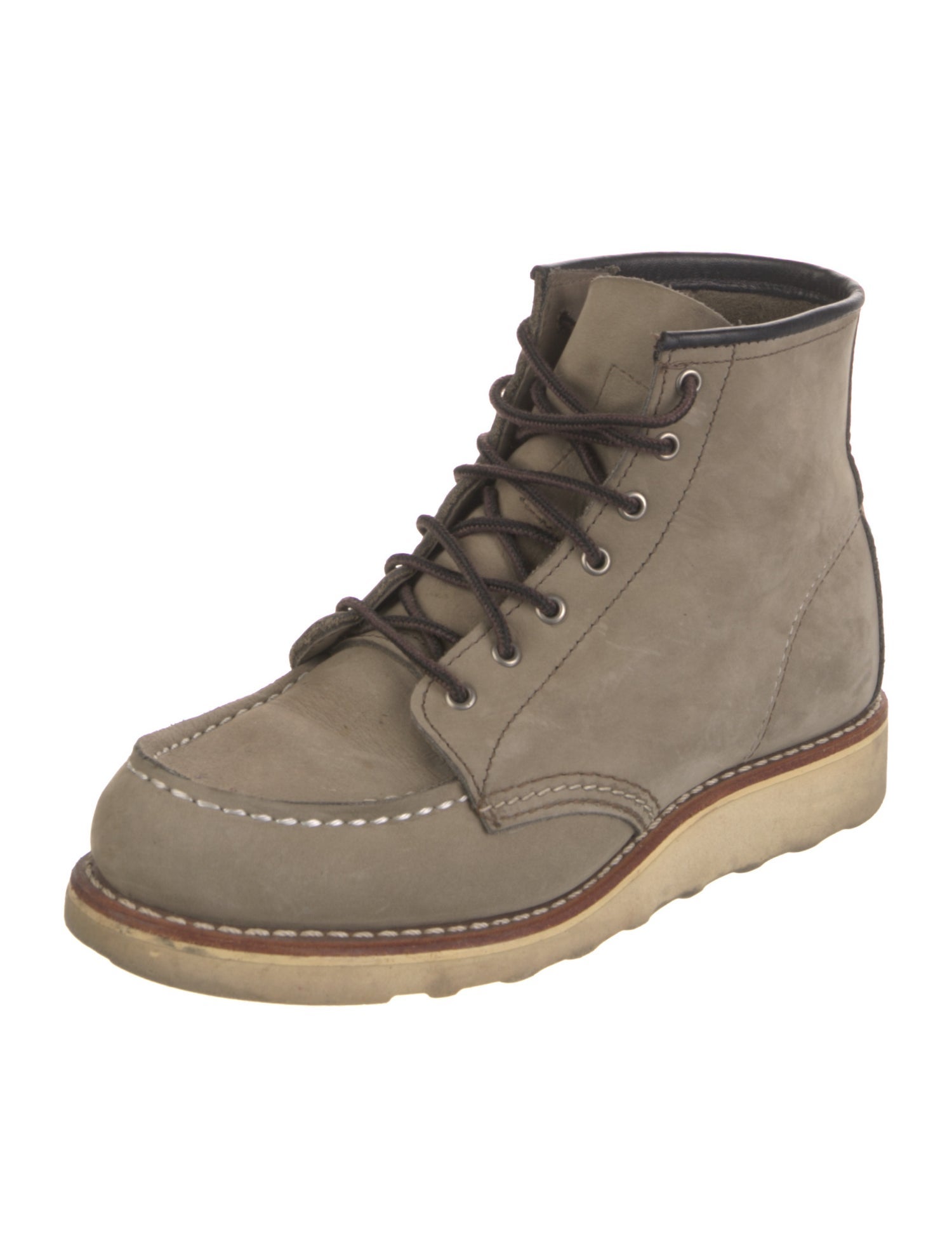 Red Wing Suede Lace-Up Boots