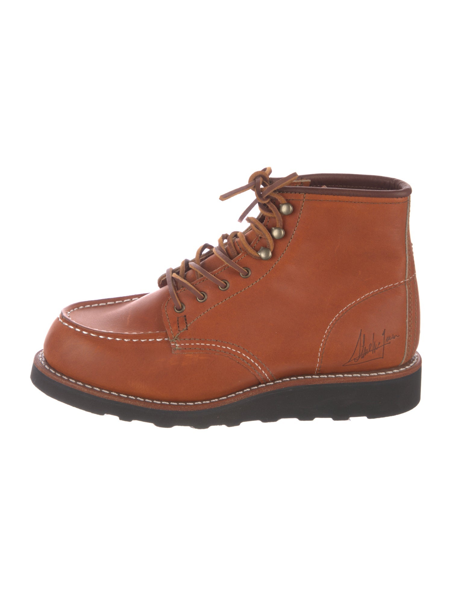 Red Wing Leather Lace-Up Boots