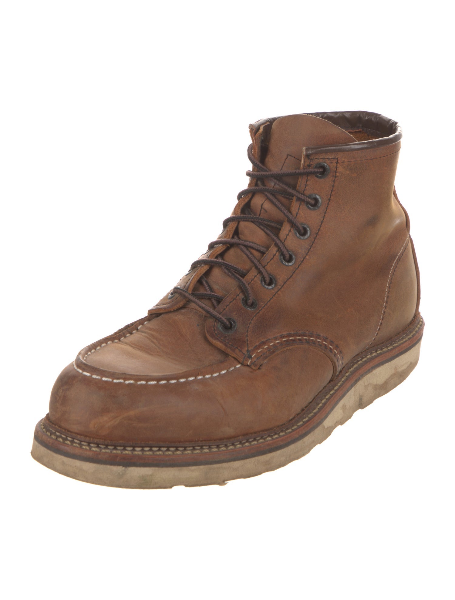 Red Wing Leather Lace-Up Boots