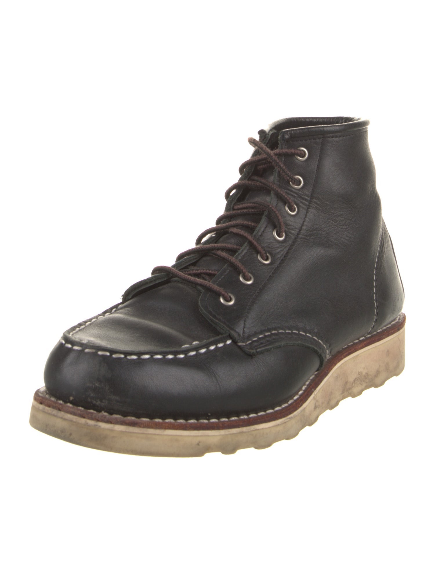 Red Wing Leather Lace-Up Boots