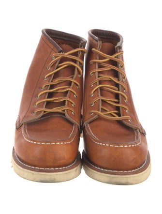Red Wing Leather Lace-Up Boots