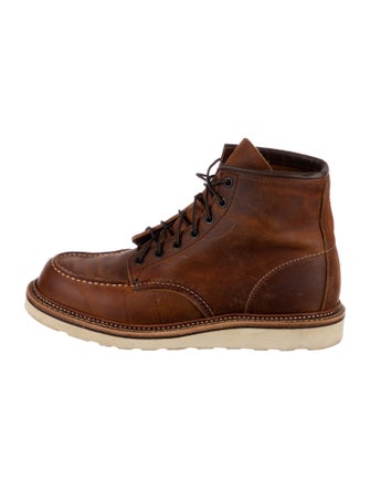 Red Wing Leather Lace-Up Boots