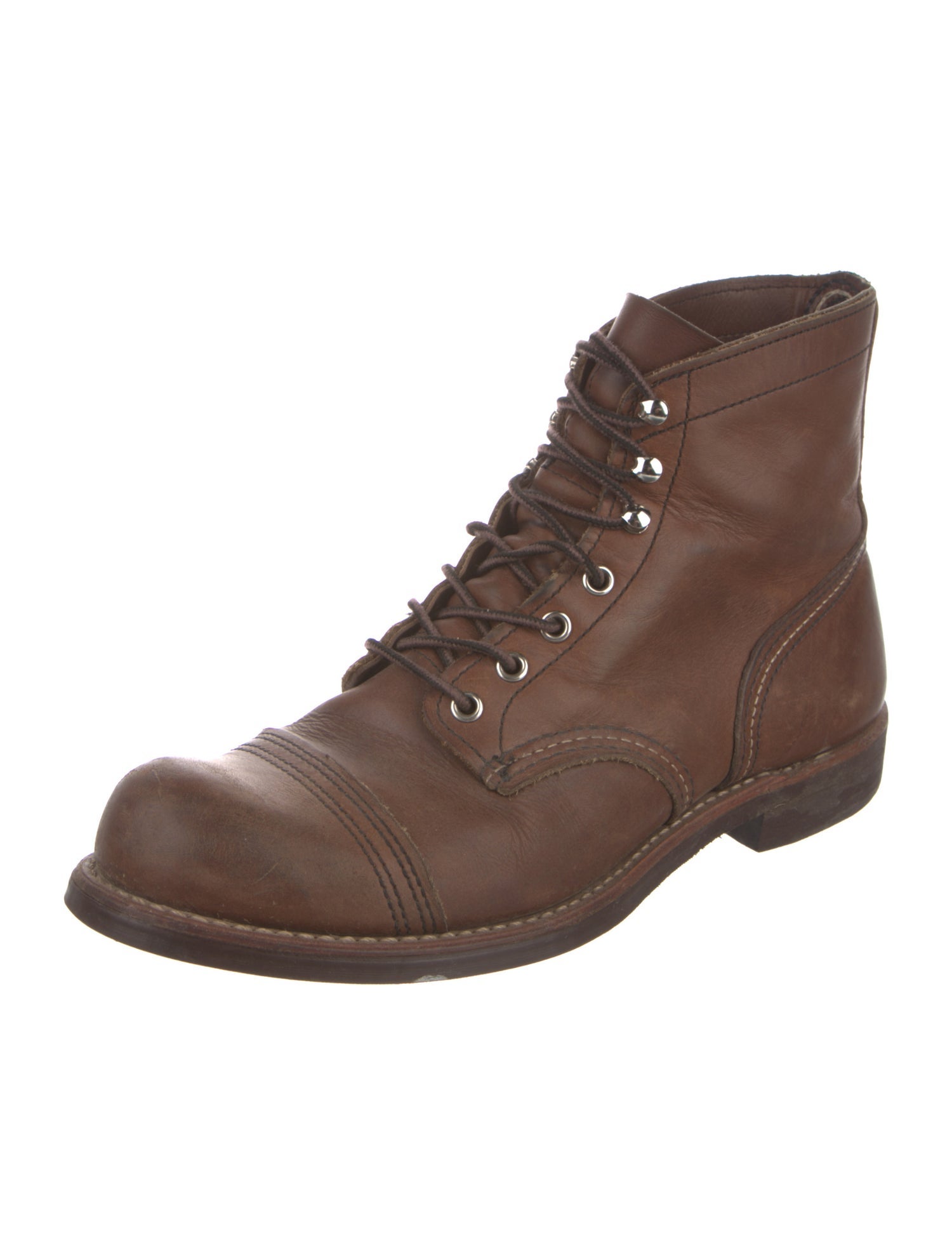 Red Wing Leather Lace-Up Boots