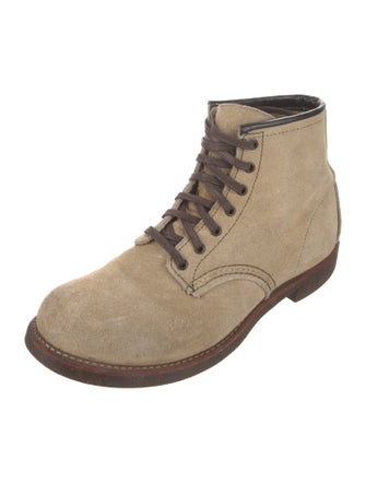 Red Wing Suede Lace-Up Boots