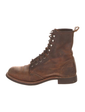 Red Wing Leather Combat Boots