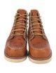 Red Wing Leather Floral Print Lace-Up Boots