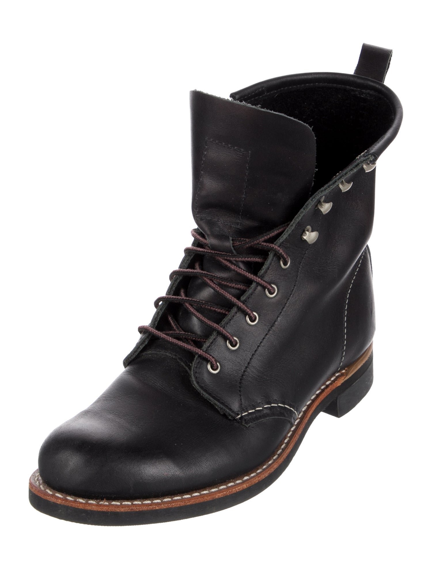 Red Wing Leather Combat Boots