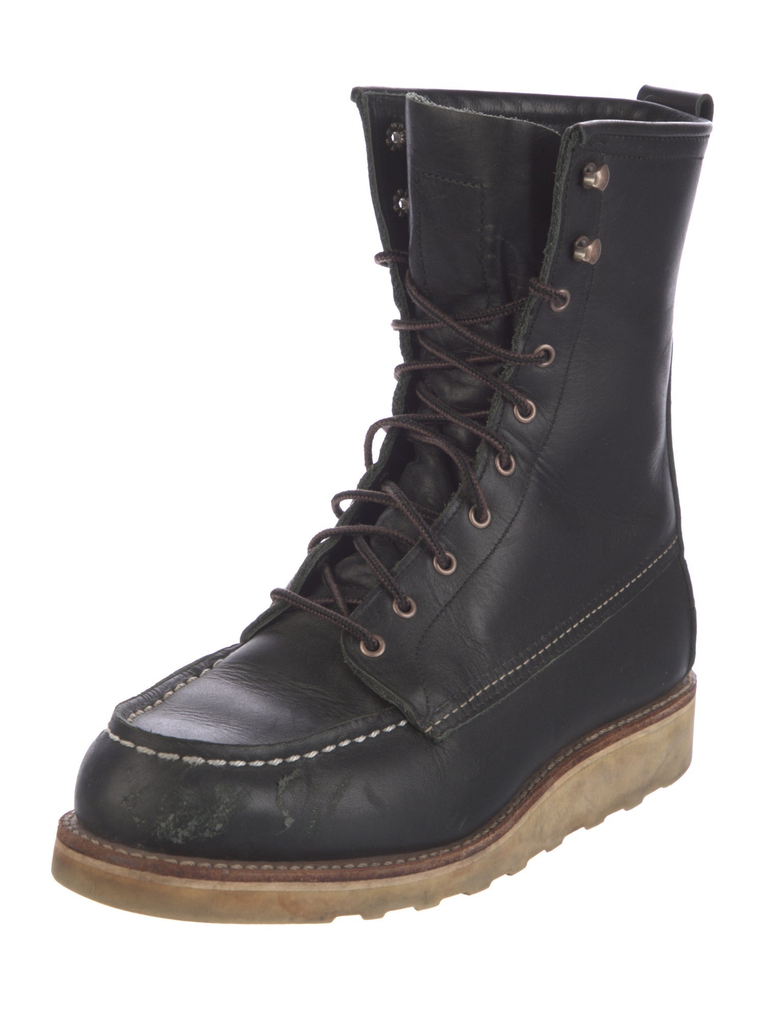 Red Wing Leather Combat Boots