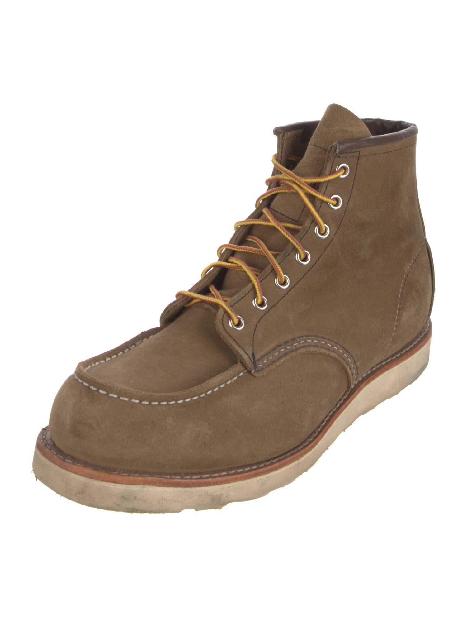 Red Wing Suede Lace-Up Boots