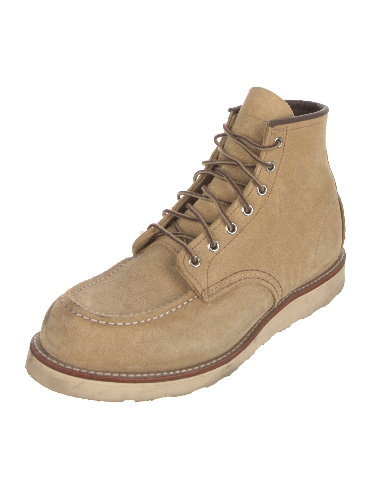 Red Wing Nubuck Lace-Up Boots