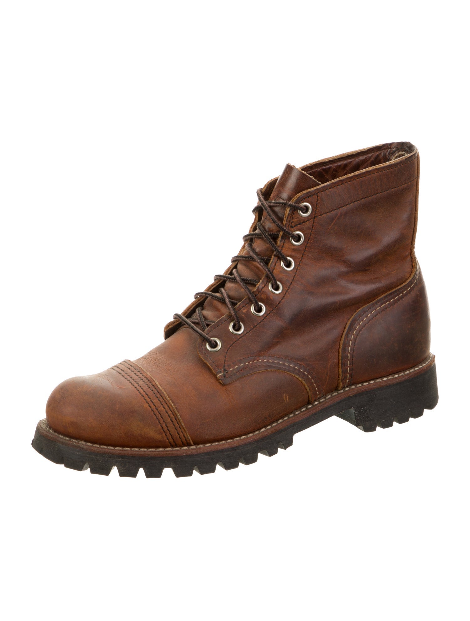Red Wing Leather Lace-Up Boots
