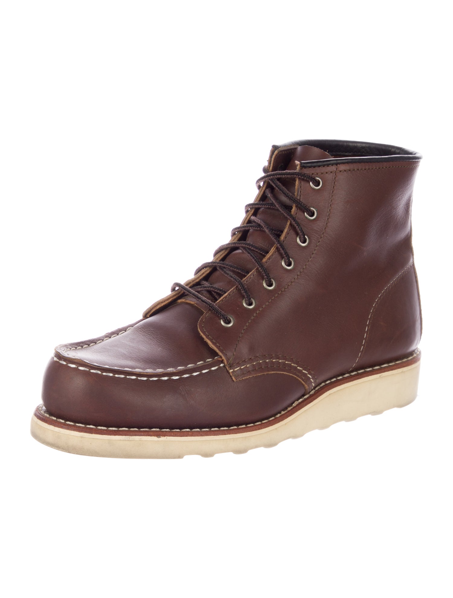 Red Wing Leather Lace-Up Boots