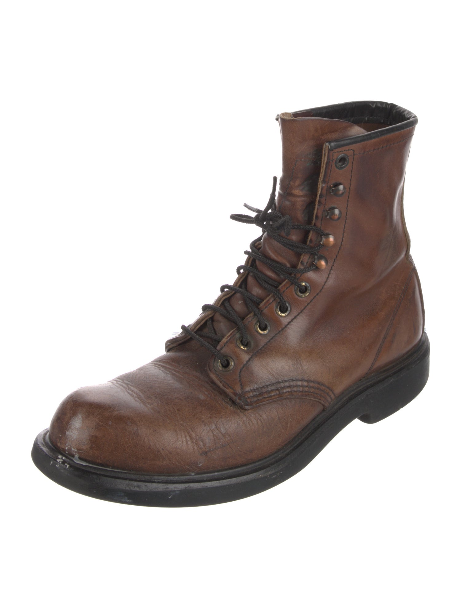 Red Wing Leather Lace-Up Boots