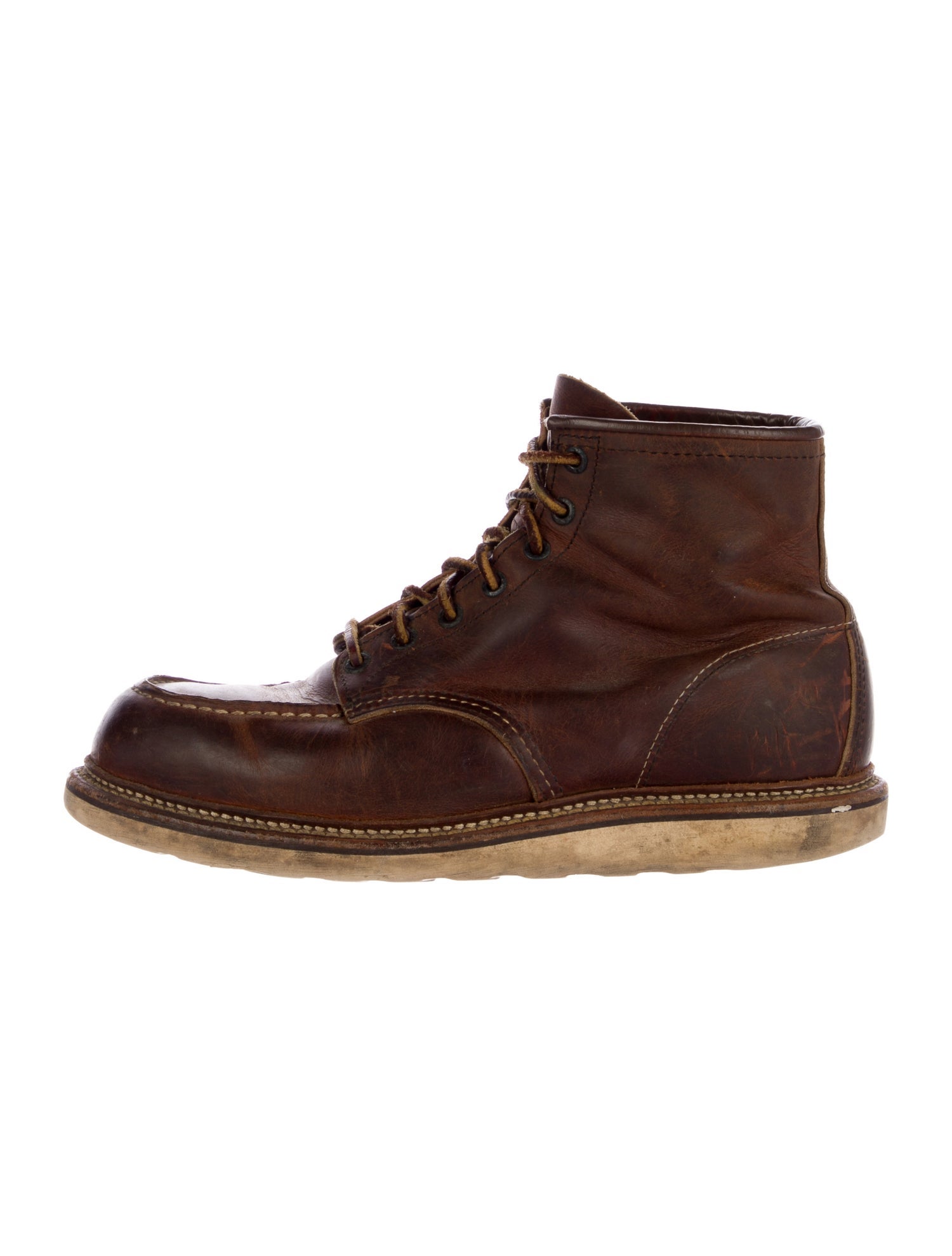 Red Wing Leather Lace-Up Boots