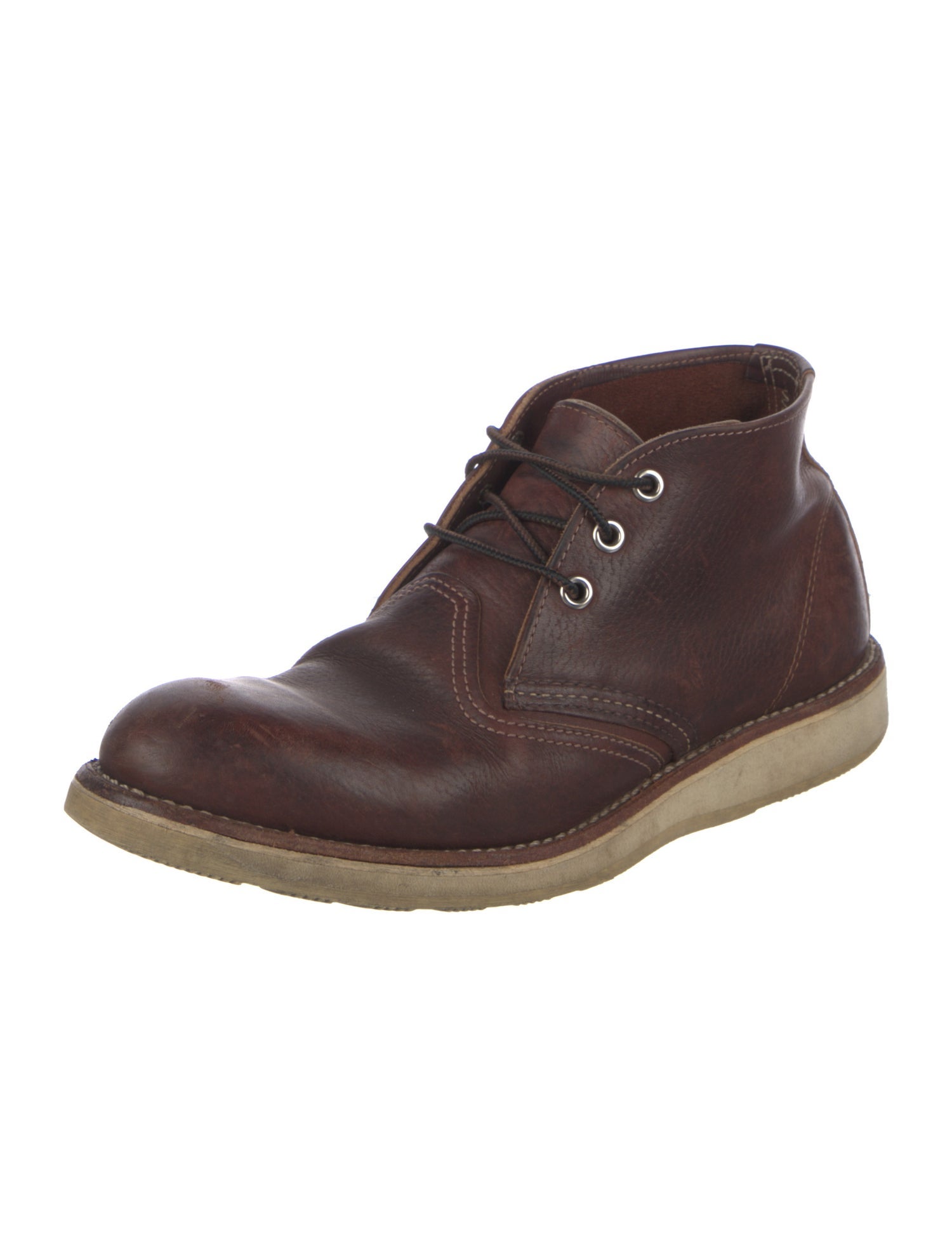 Red Wing Leather Lace-Up Boots