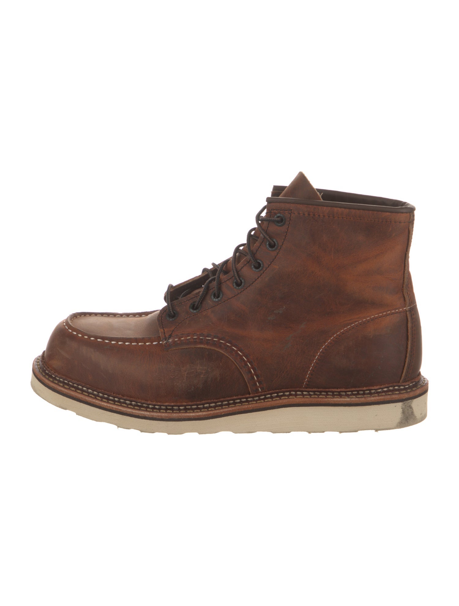 Red Wing Leather Lace-Up Boots