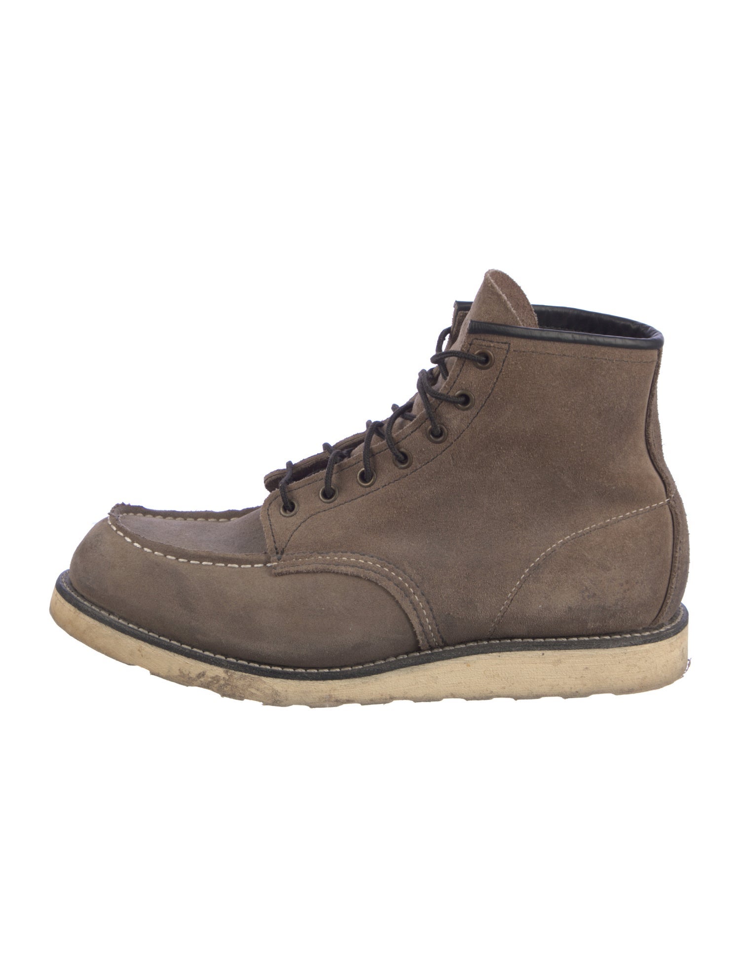 Red Wing Suede Lace-Up Boots