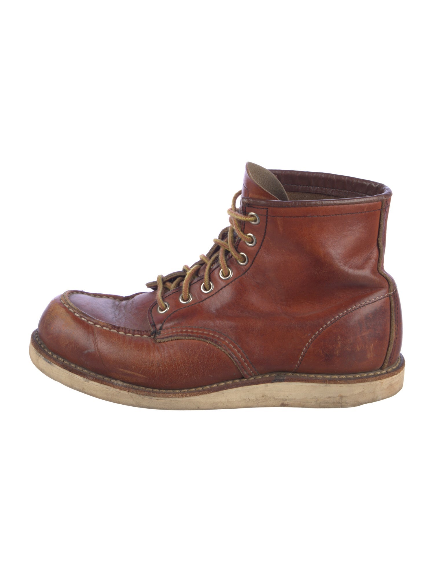 Red Wing Leather Lace-Up Boots