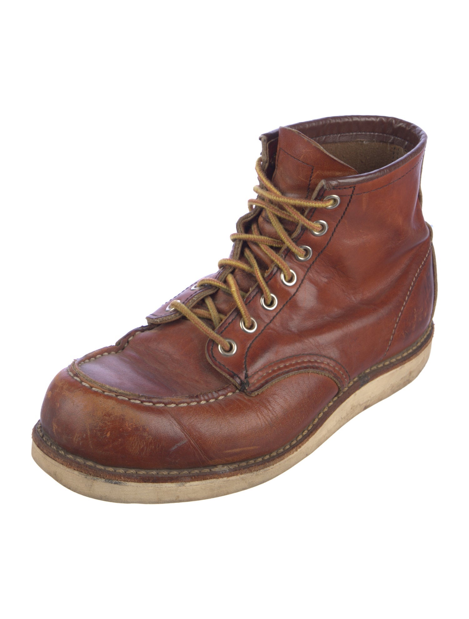 Red Wing Leather Lace-Up Boots