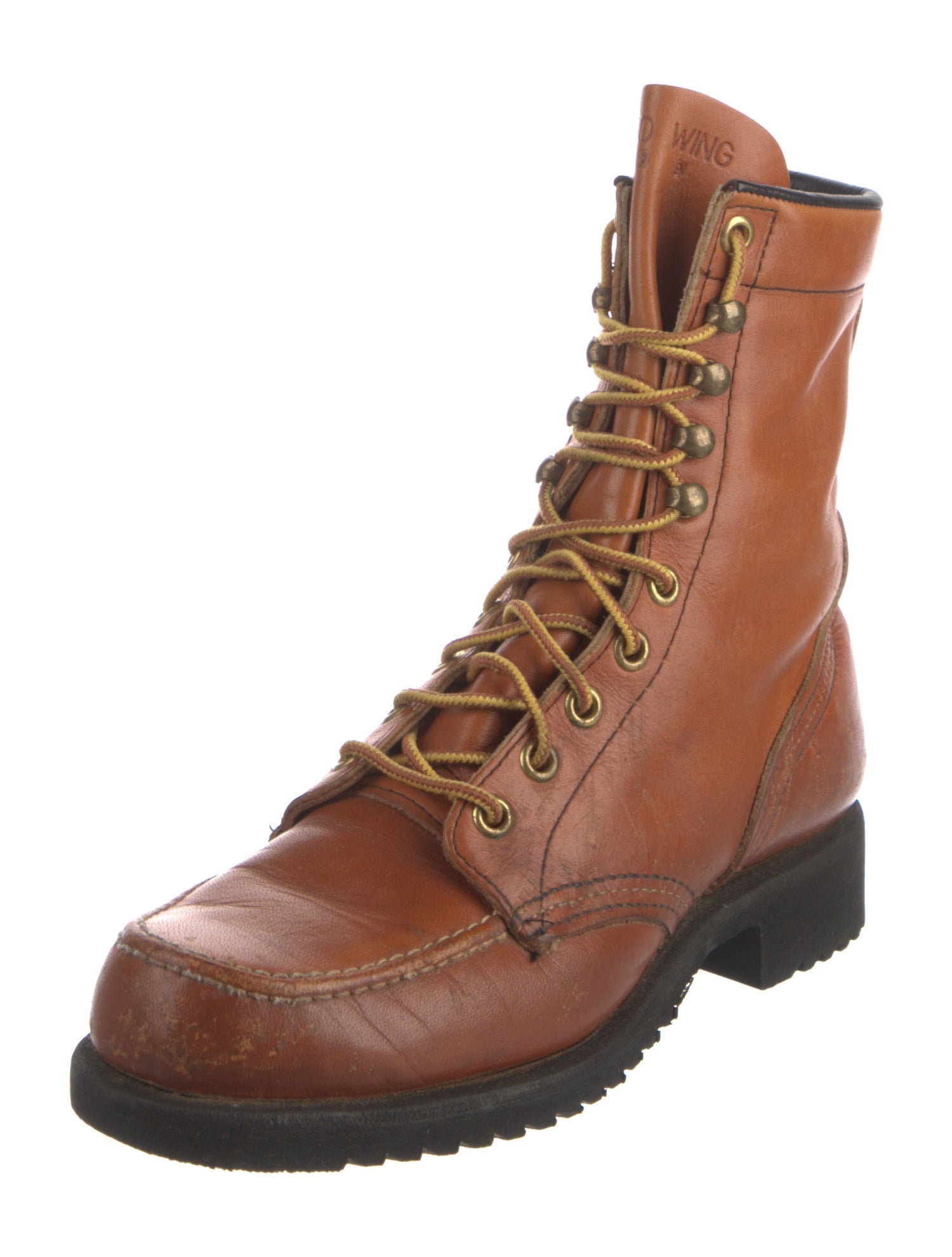 Red Wing Leather Lace-Up Boots