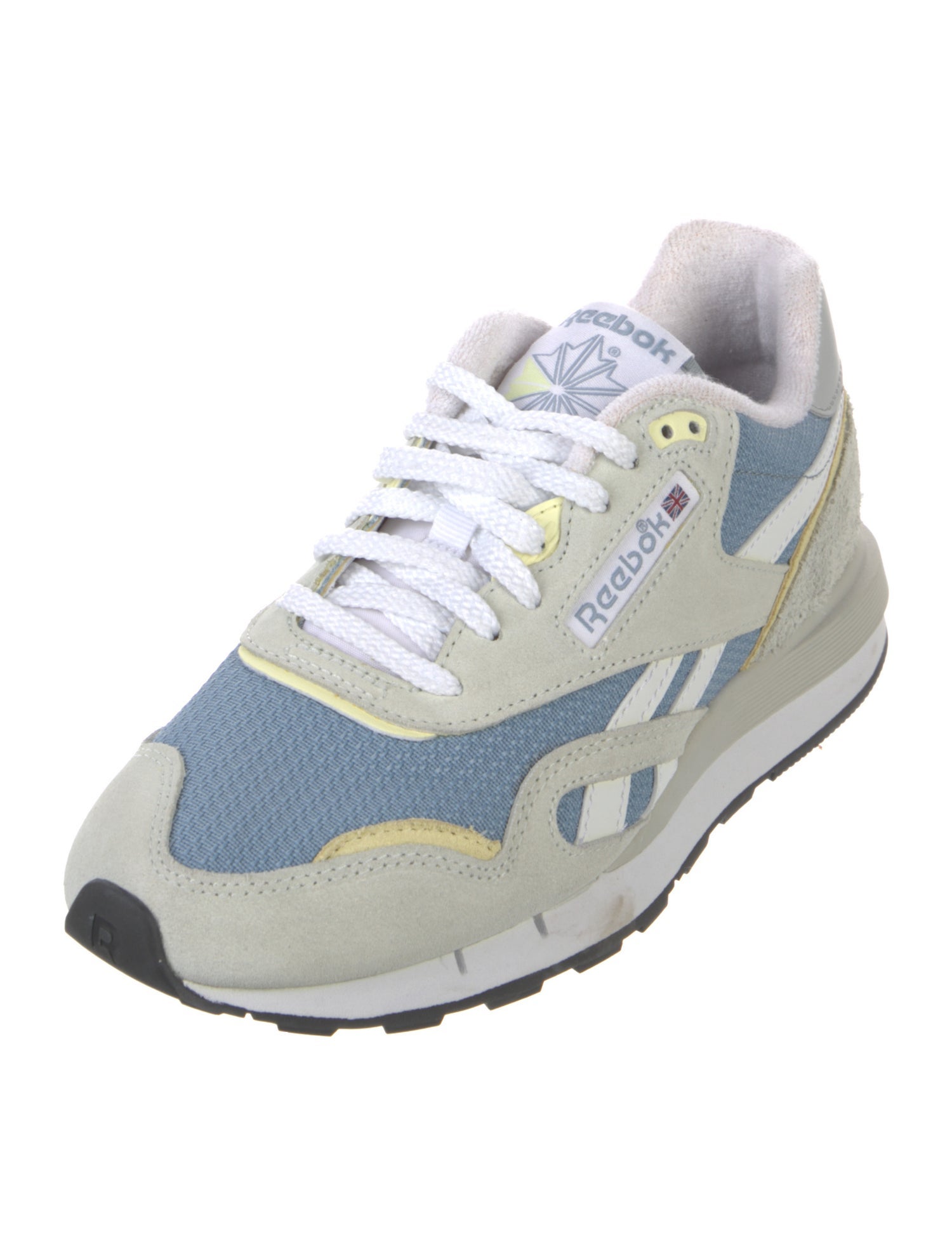 Reebok Leather Printed Athletic Sneakers