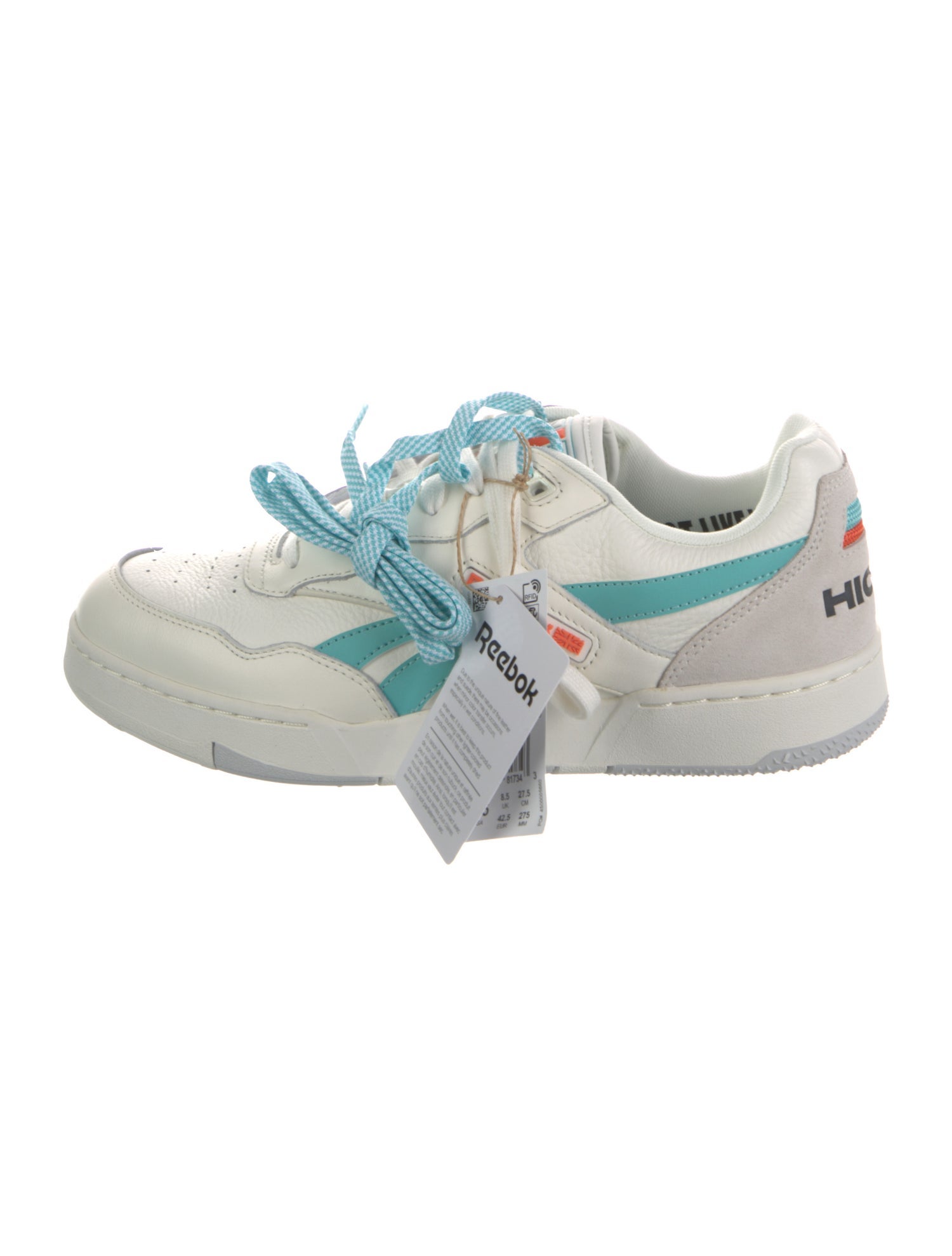 Reebok Leather Printed Sneakers