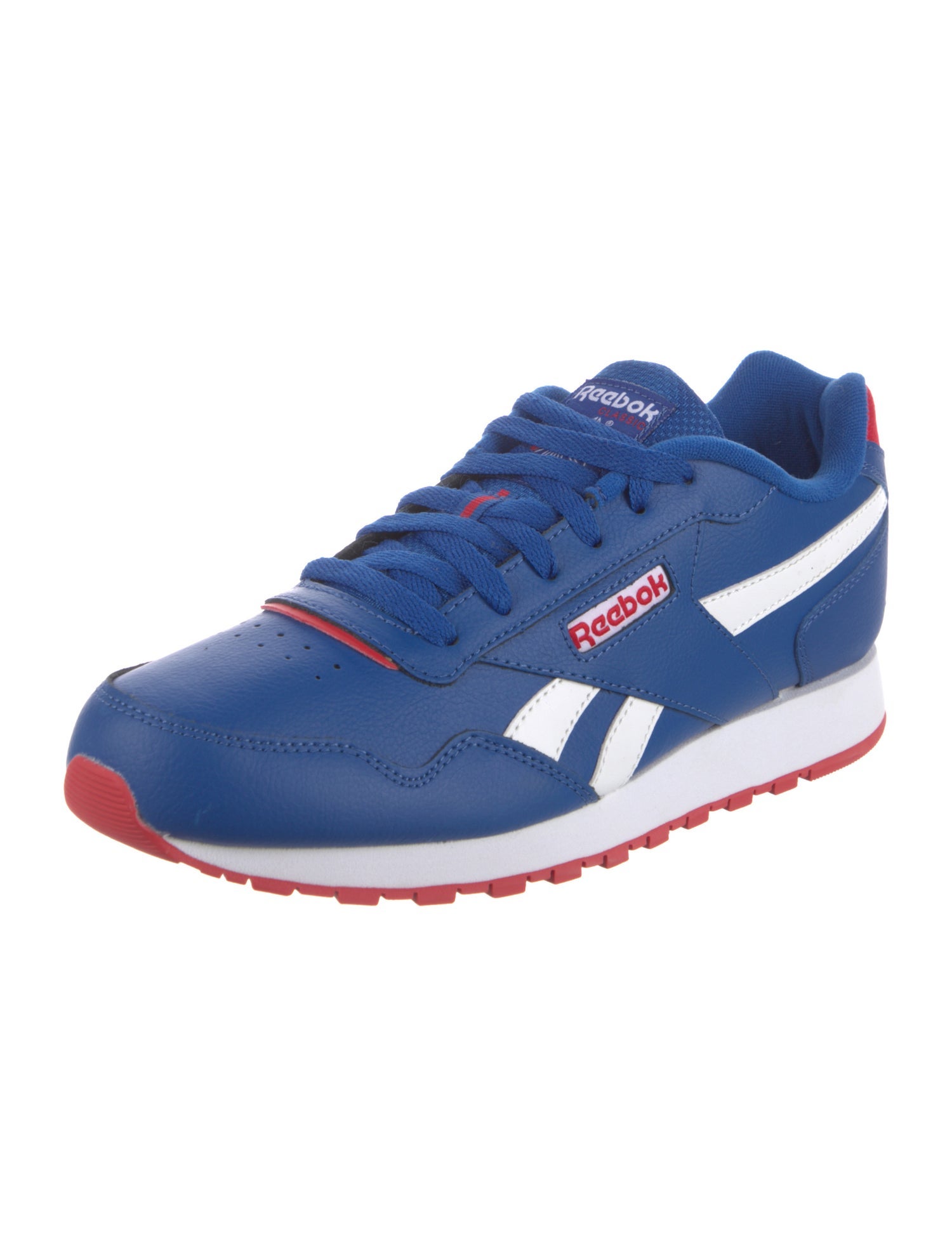 Reebok Leather Printed Athletic Sneakers