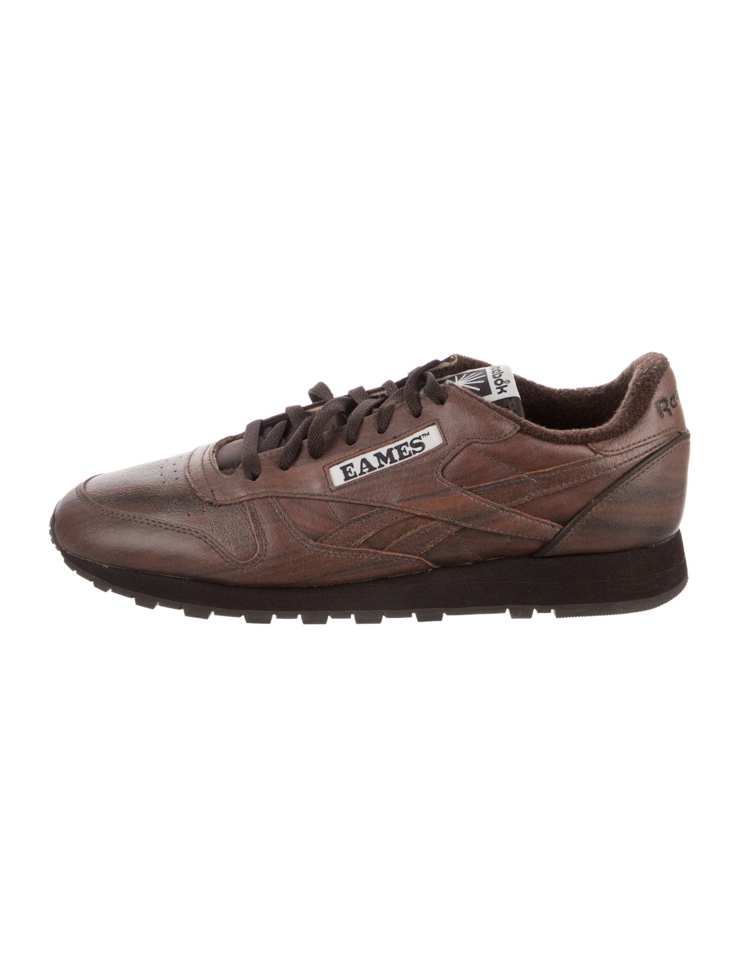 Reebok x Eames Leather Graphic Print Sneakers