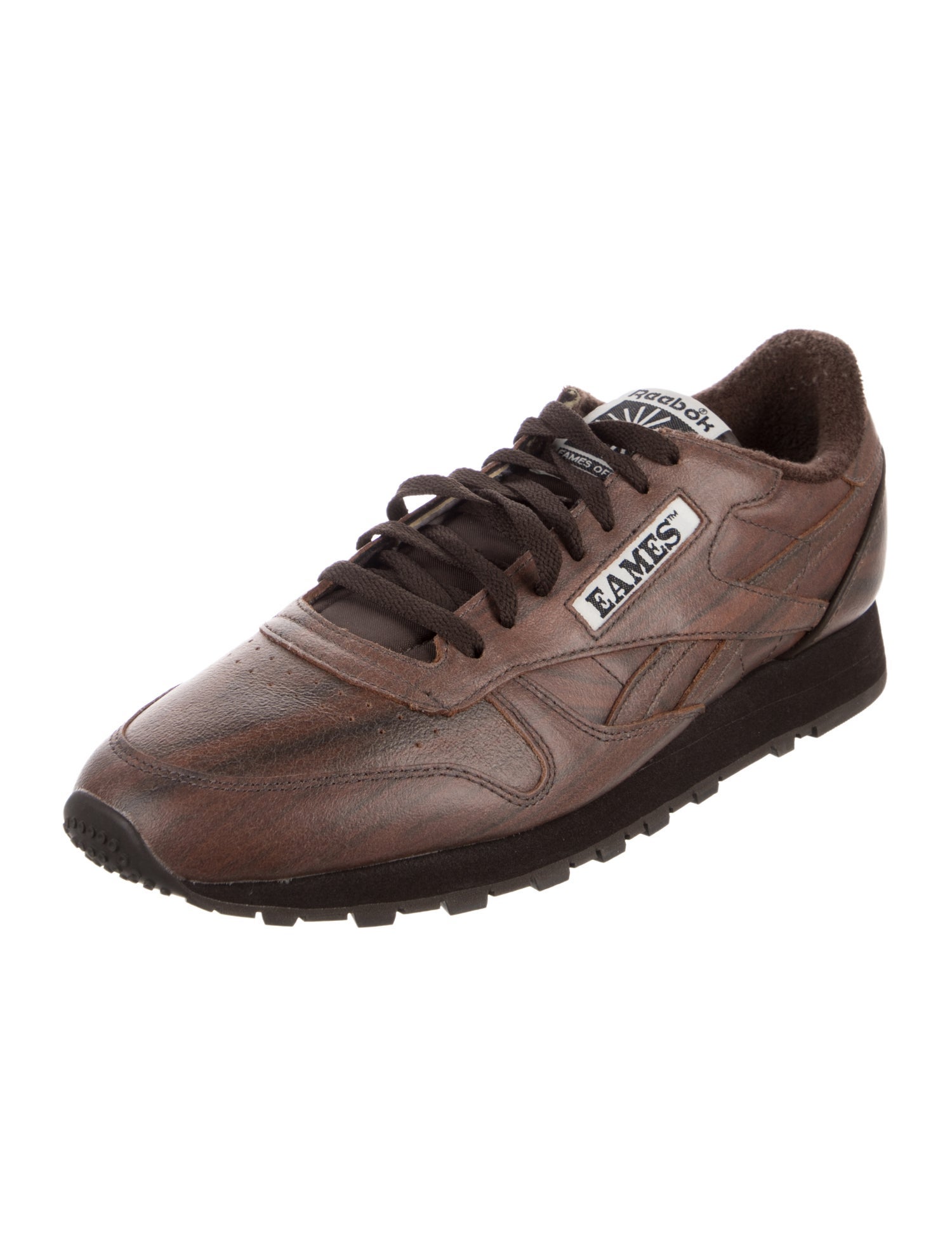 Reebok x Eames Leather Graphic Print Sneakers