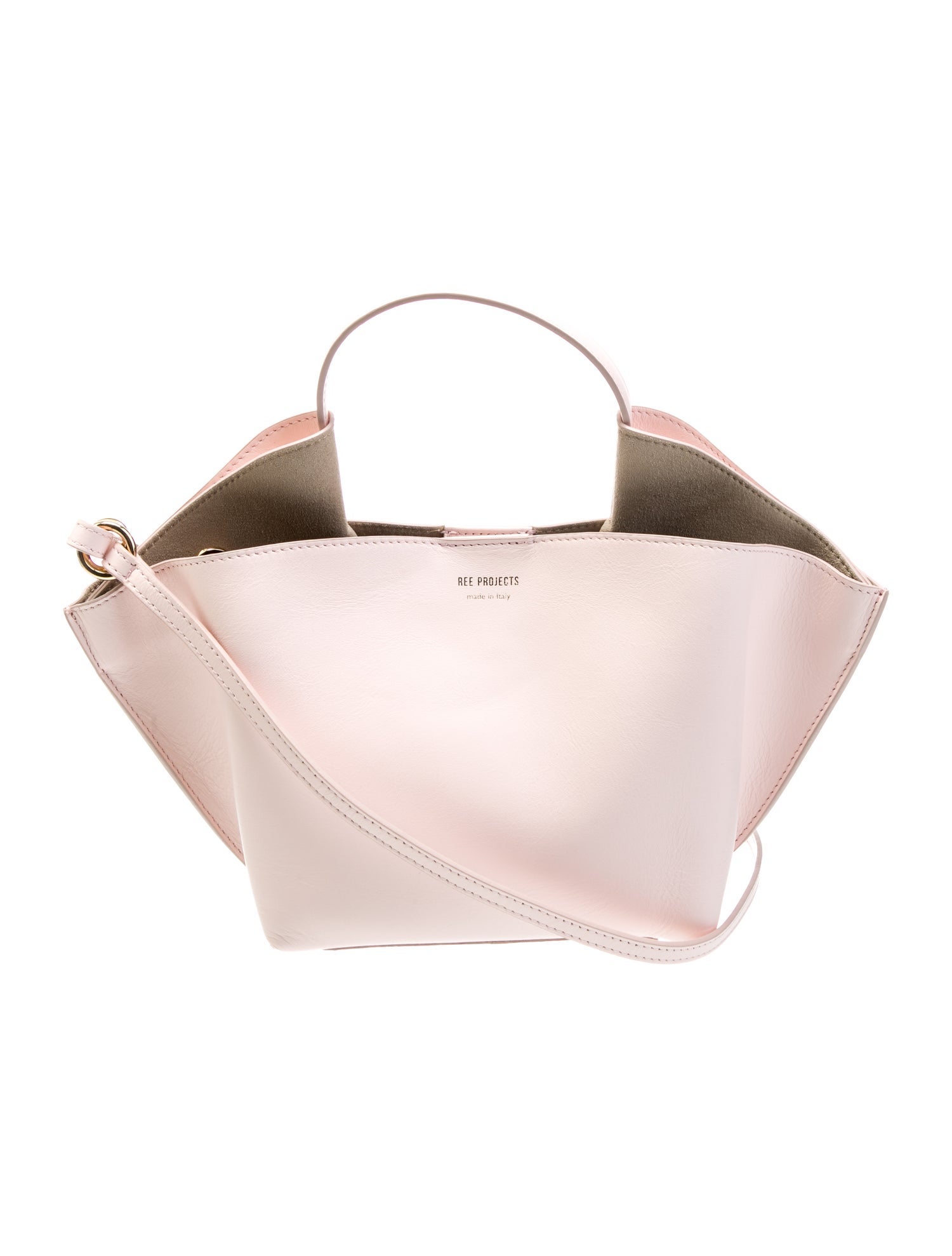 Ree Projects Leather Top Handle Bag w/ Tags