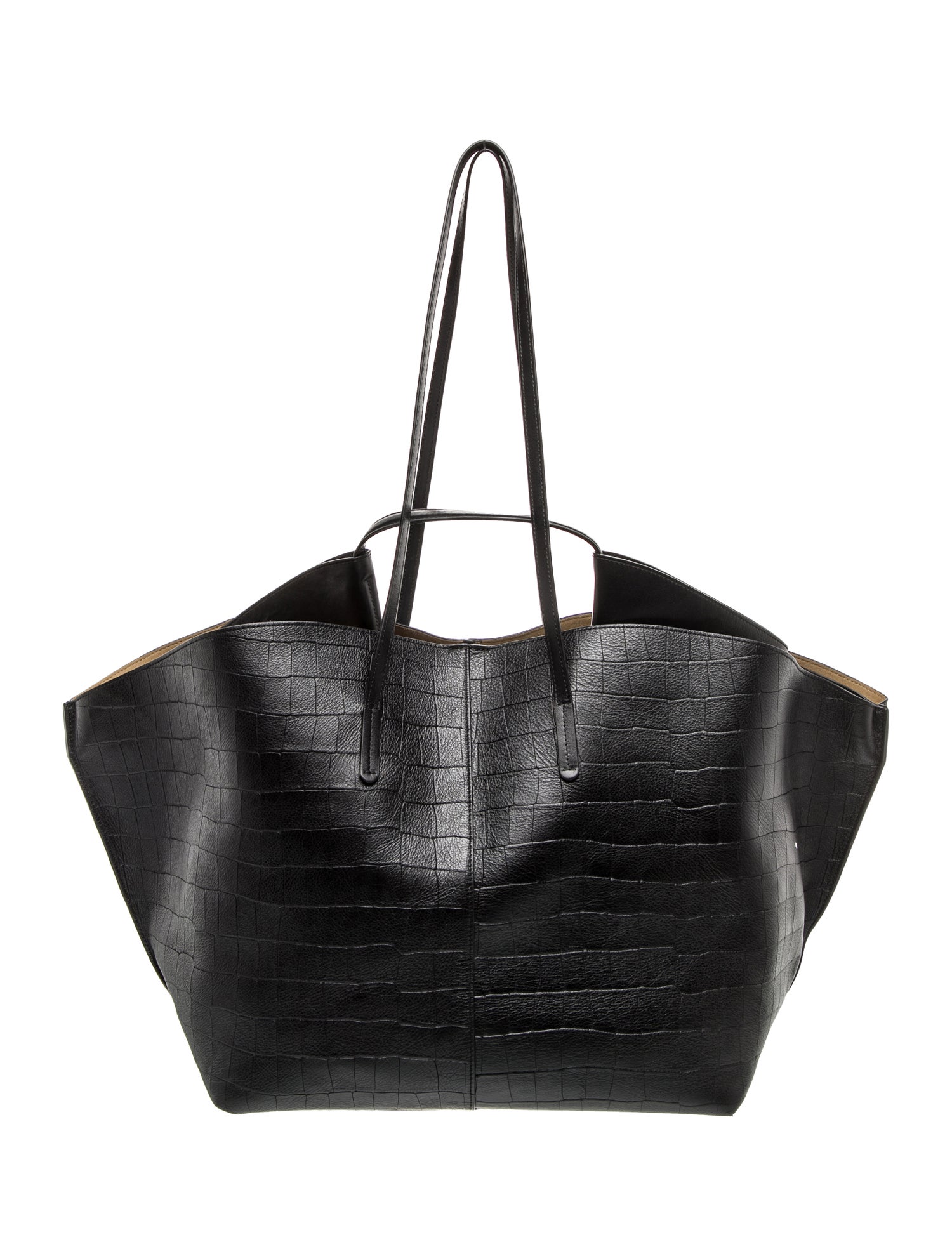Ree Projects Embossed Leather Tote